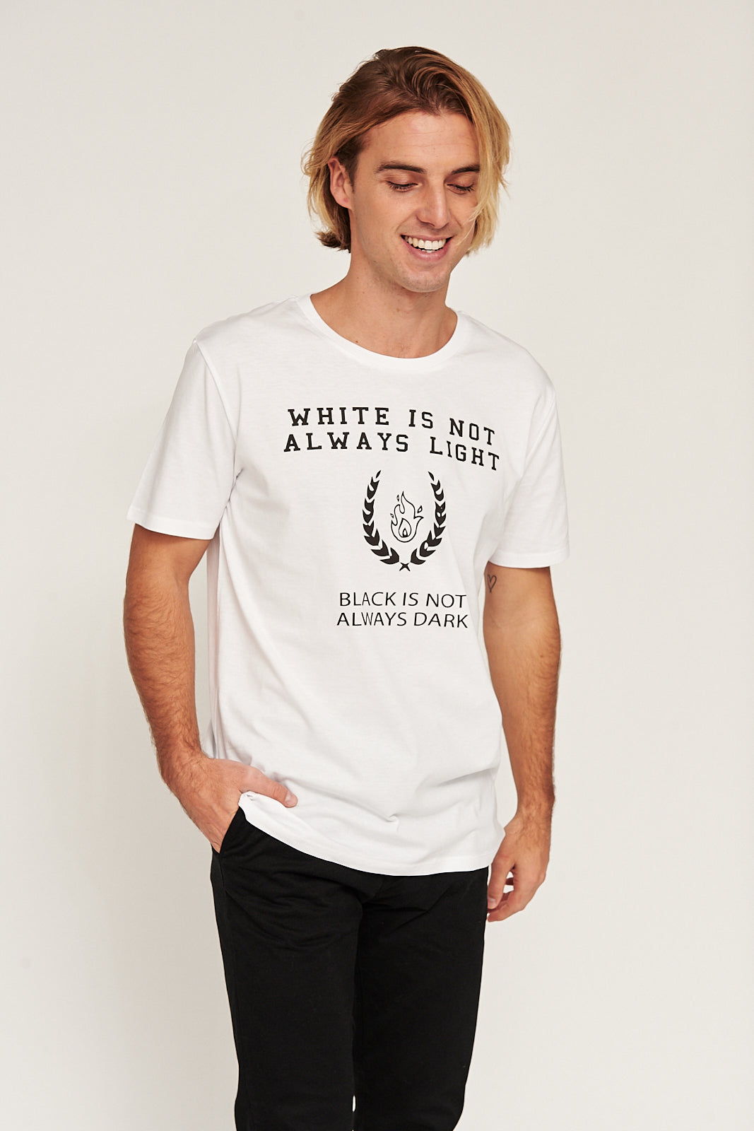 White its not always light Tee